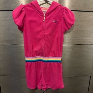 Juicy Couture Fuchsia Hooded Playsuit